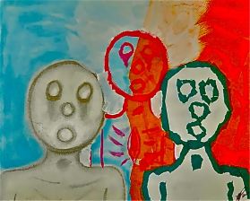 R-The Hollow Men 88- Study of Three