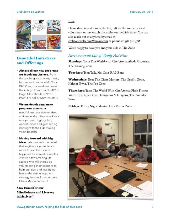 Club Zone Newsletter 2018-02-26-2